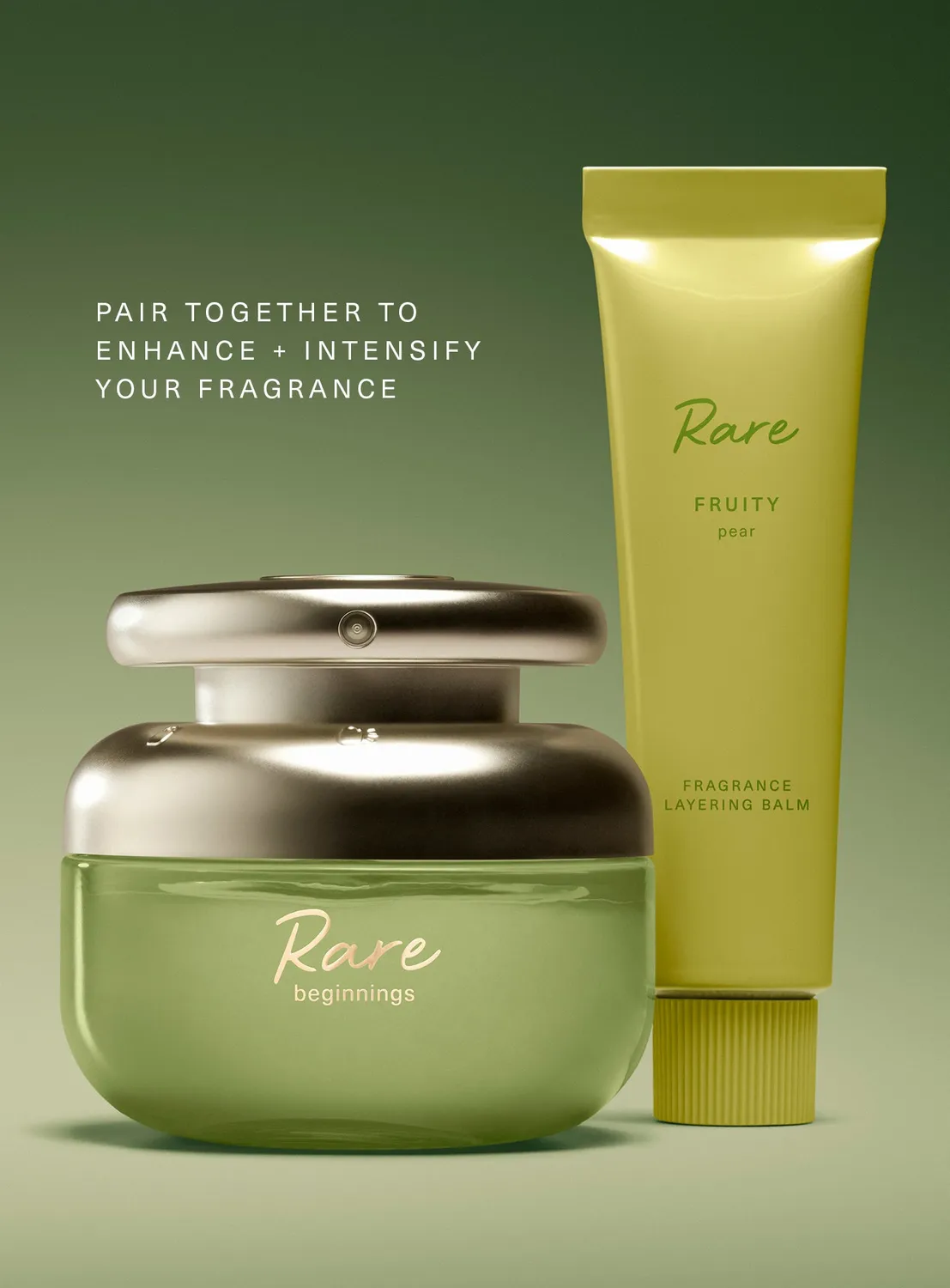 Rare Beauty Fragrance Layering Balm baume parfum poire fruitée