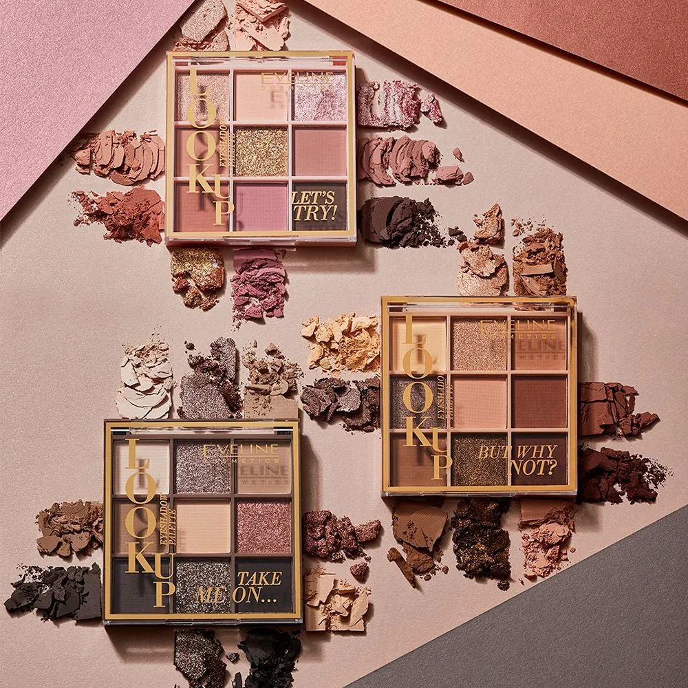Eveline Look Up Take Me On palette 9 fards beiges