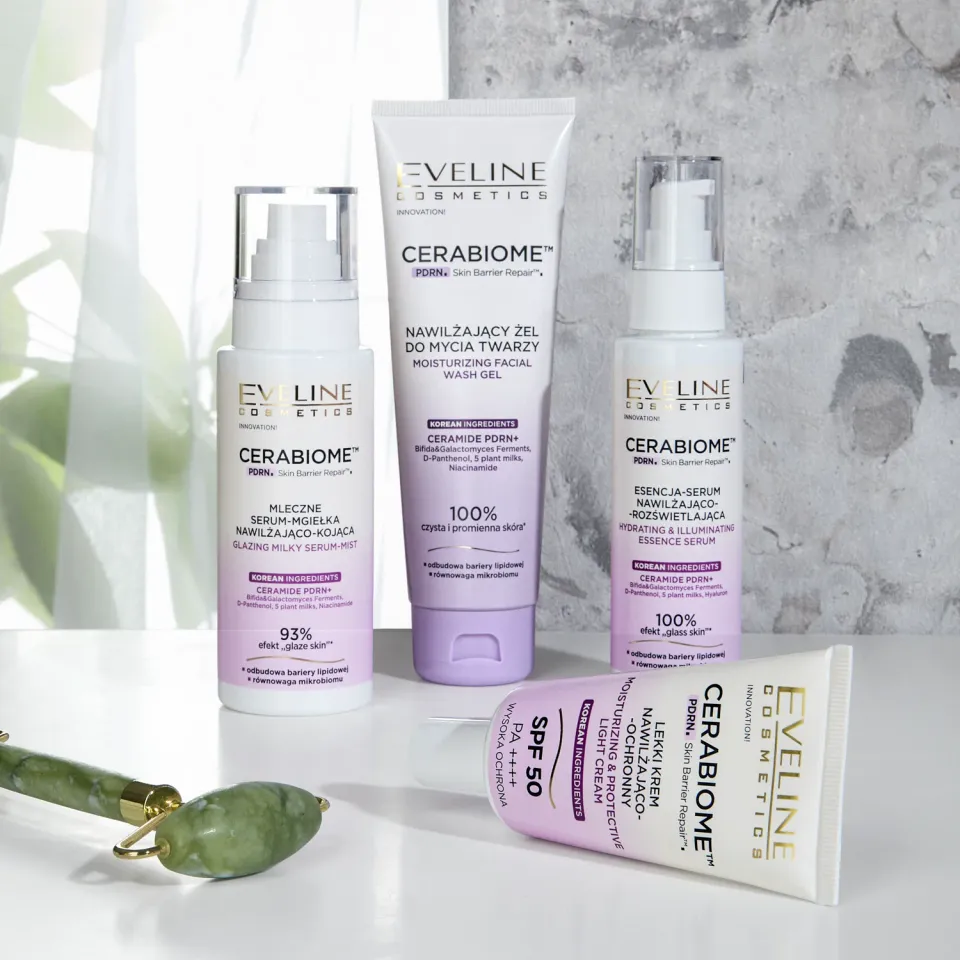 Eveline Cerabiome Hydration Boost routine hydratante 4 soins SPF