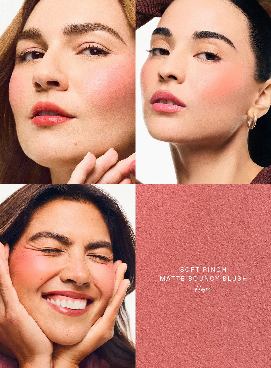 Rare Beauty Soft Pinch Matte Bouncy Blush Mini Hope fini mat