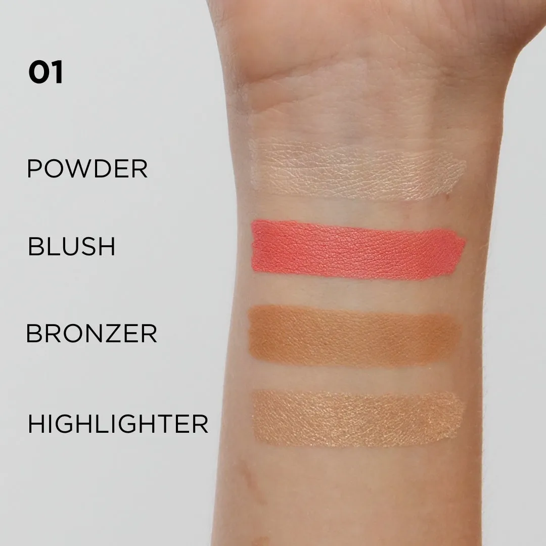 Eveline Wonder Match palette contour visage 4 en 1