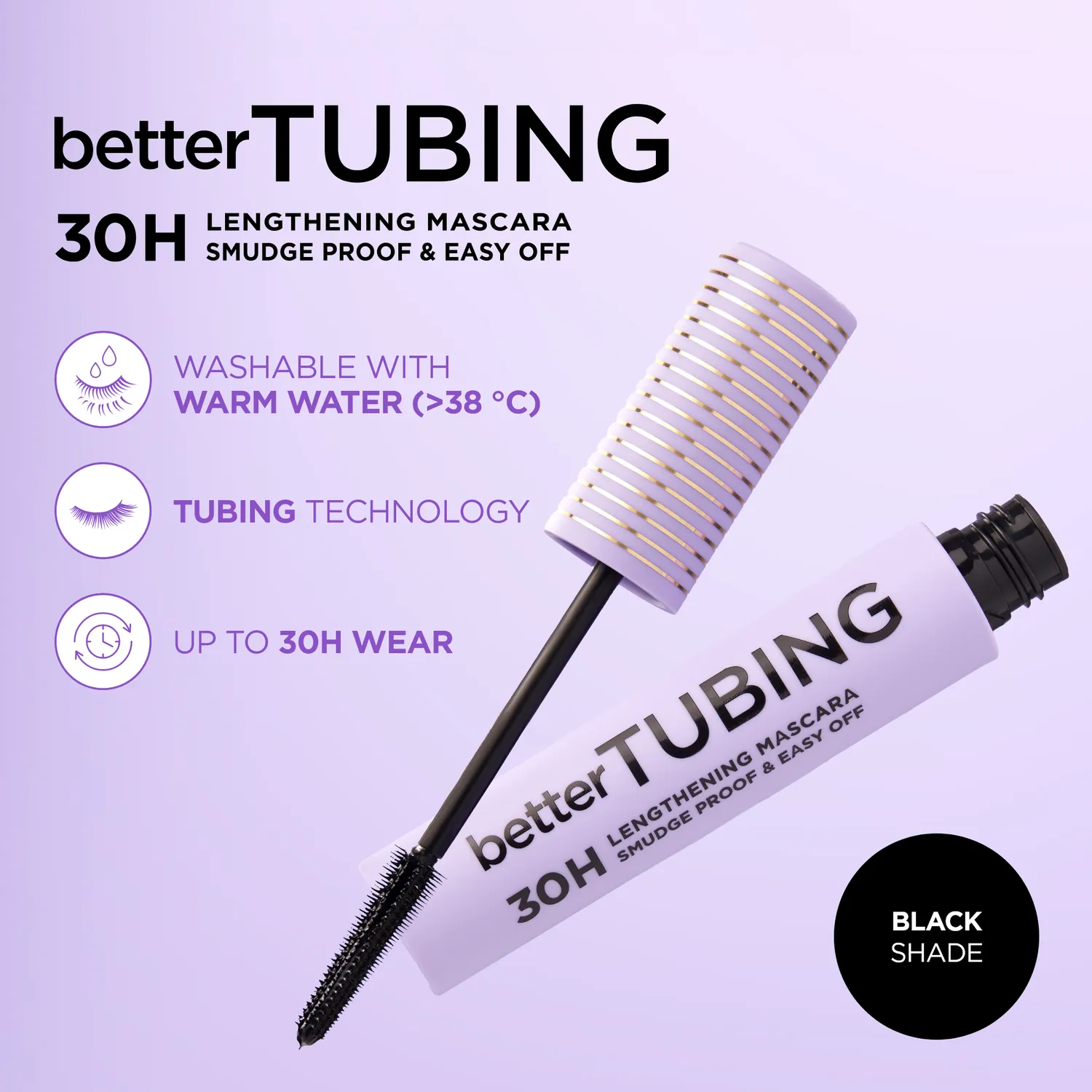 Eveline Better Than Perfect mascara tubing noir allongeant 30h