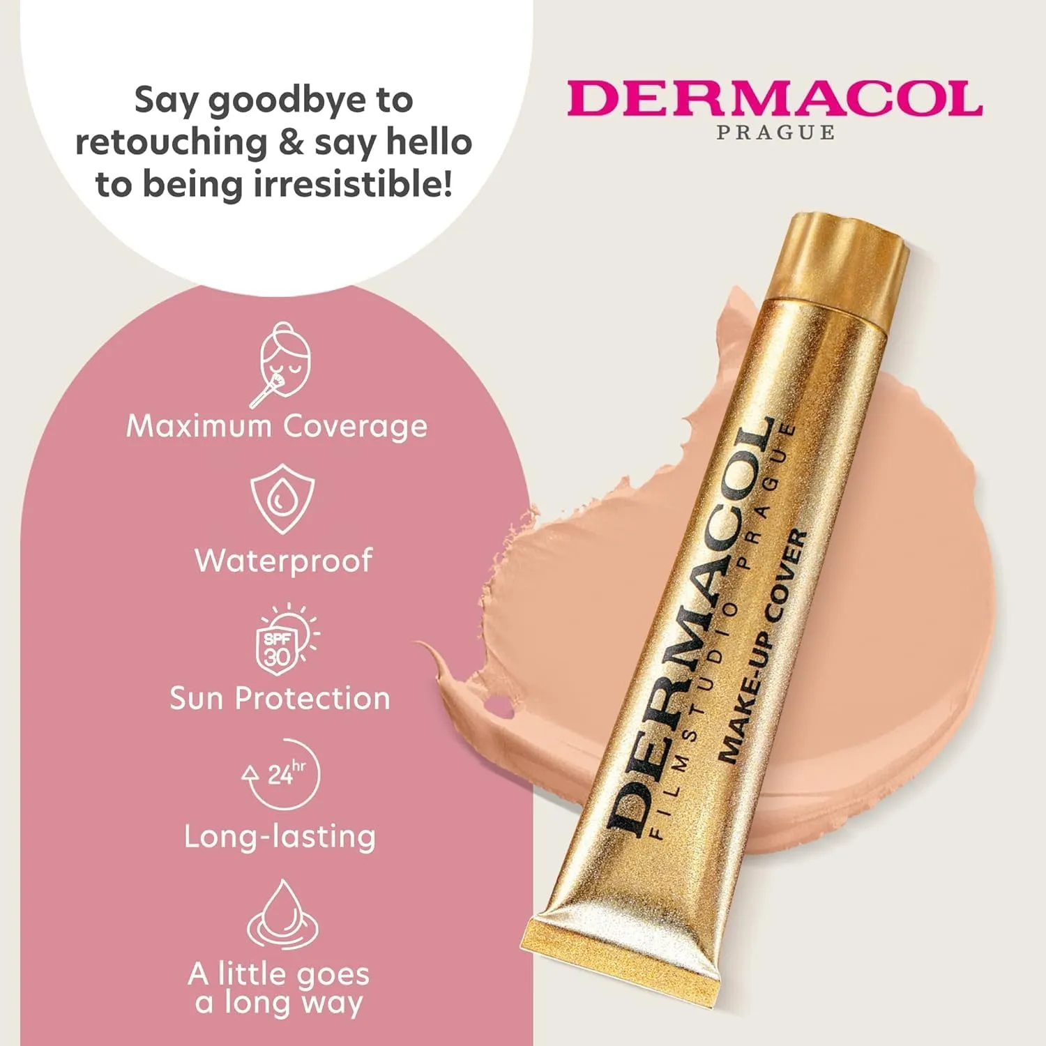 Dermacol Make-Up Cover fond de teint mat 208 couvrance totale
