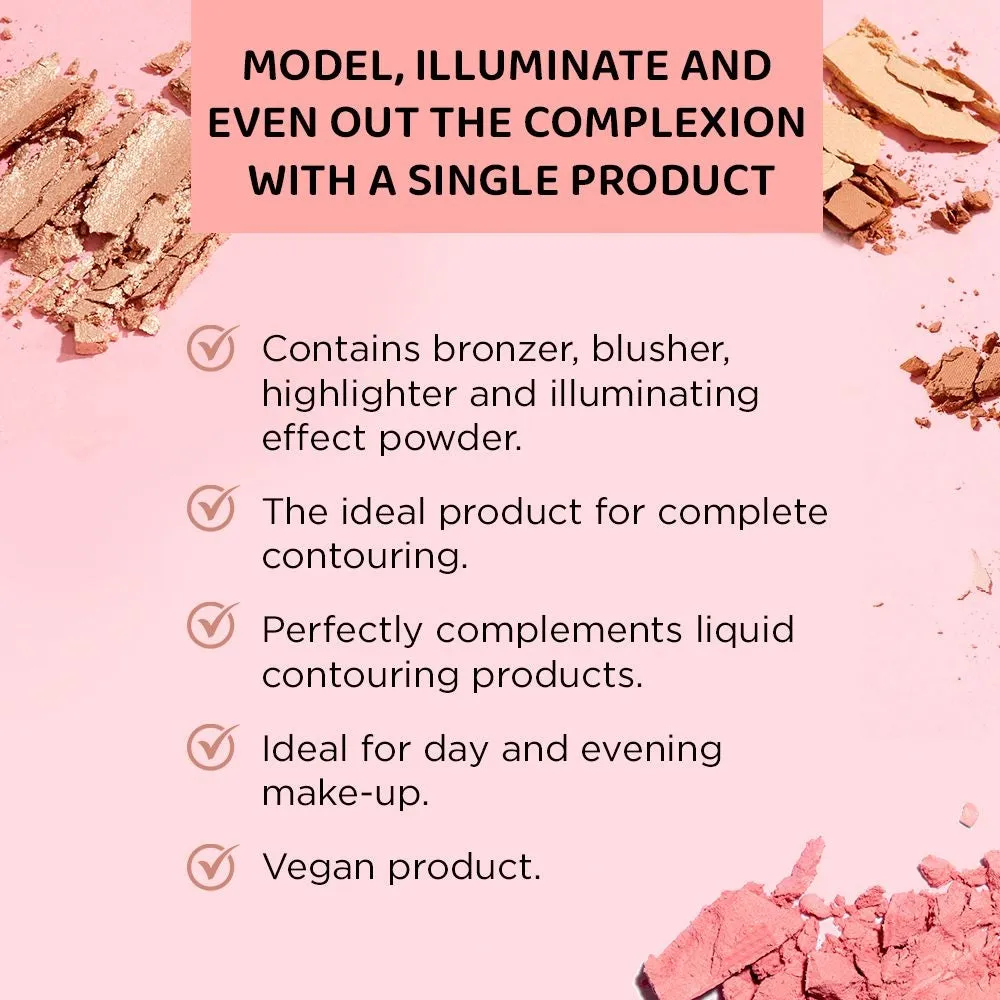 Eveline Wonder Match palette contour visage 4 en 1