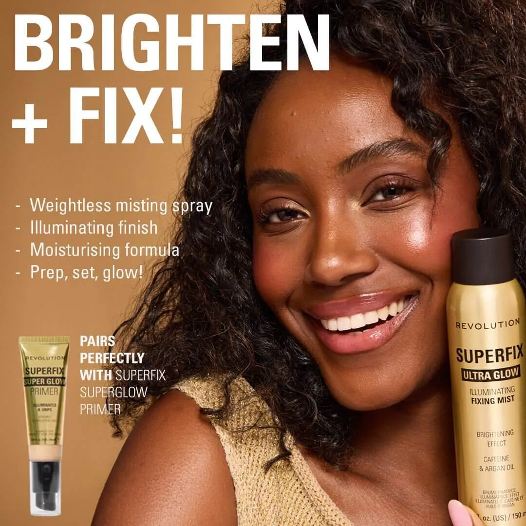 Revolution Superfix Super Glow Primer Gold base éclat