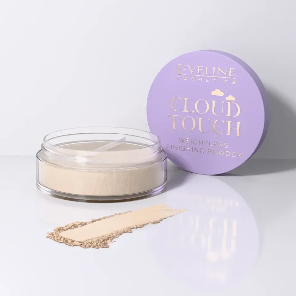 Eveline Cloud Touch poudre fixatrice légère fini mat naturel