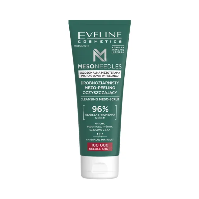Eveline MesoNeedles meso-gommage nettoyant visage matcha cica