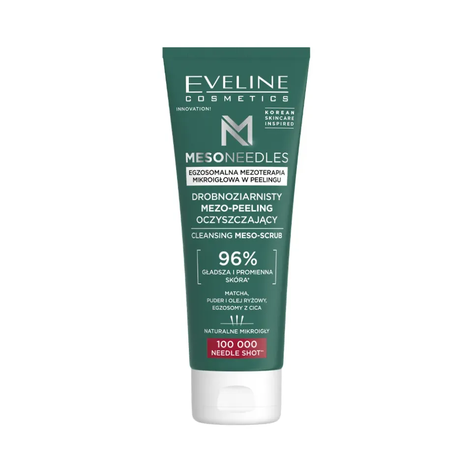 Eveline MesoNeedles meso-gommage nettoyant visage matcha cica