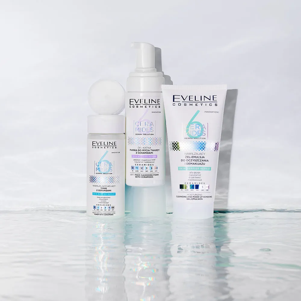 Eveline 6 Ceramides lotion tonique hydratante peaux sensibles