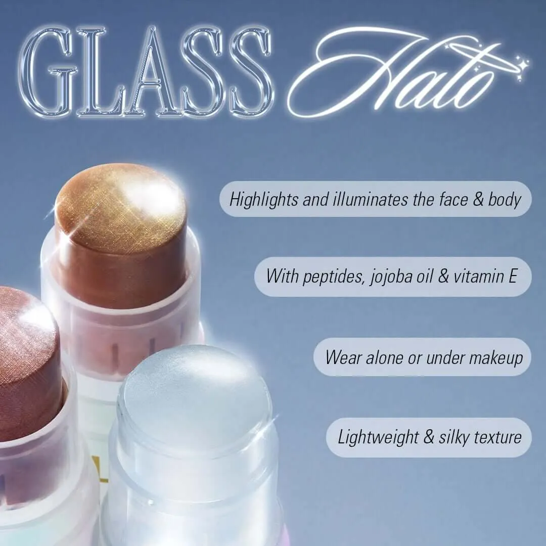 Revolution Glass Halo Clear Glow stick highlighter éclat verre