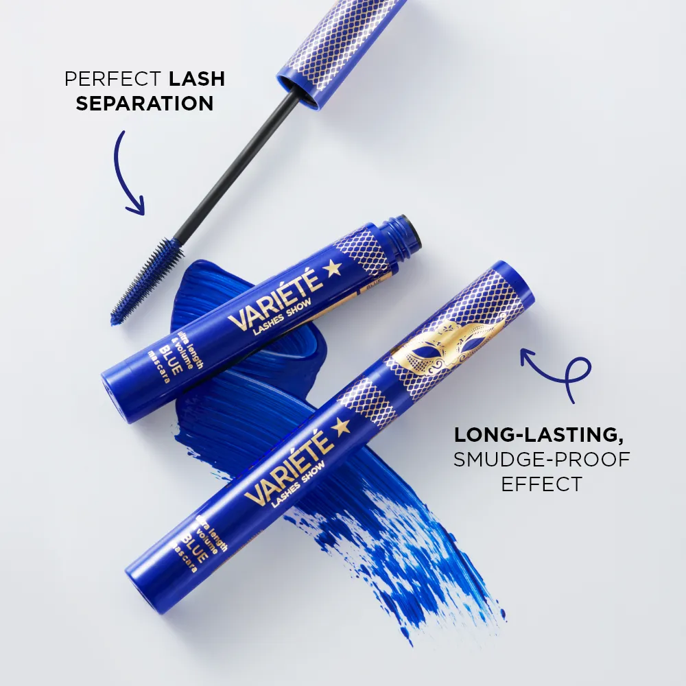 Eveline Variété mascara bleu allongeant épaississant