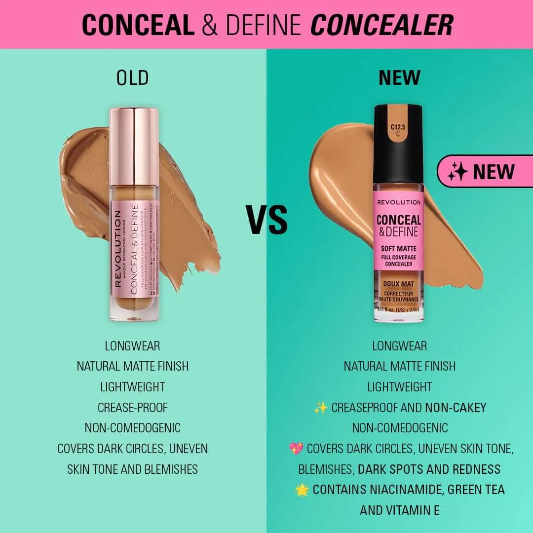 Revolution Conceal and Define anti-cernes C1N couvrance totale