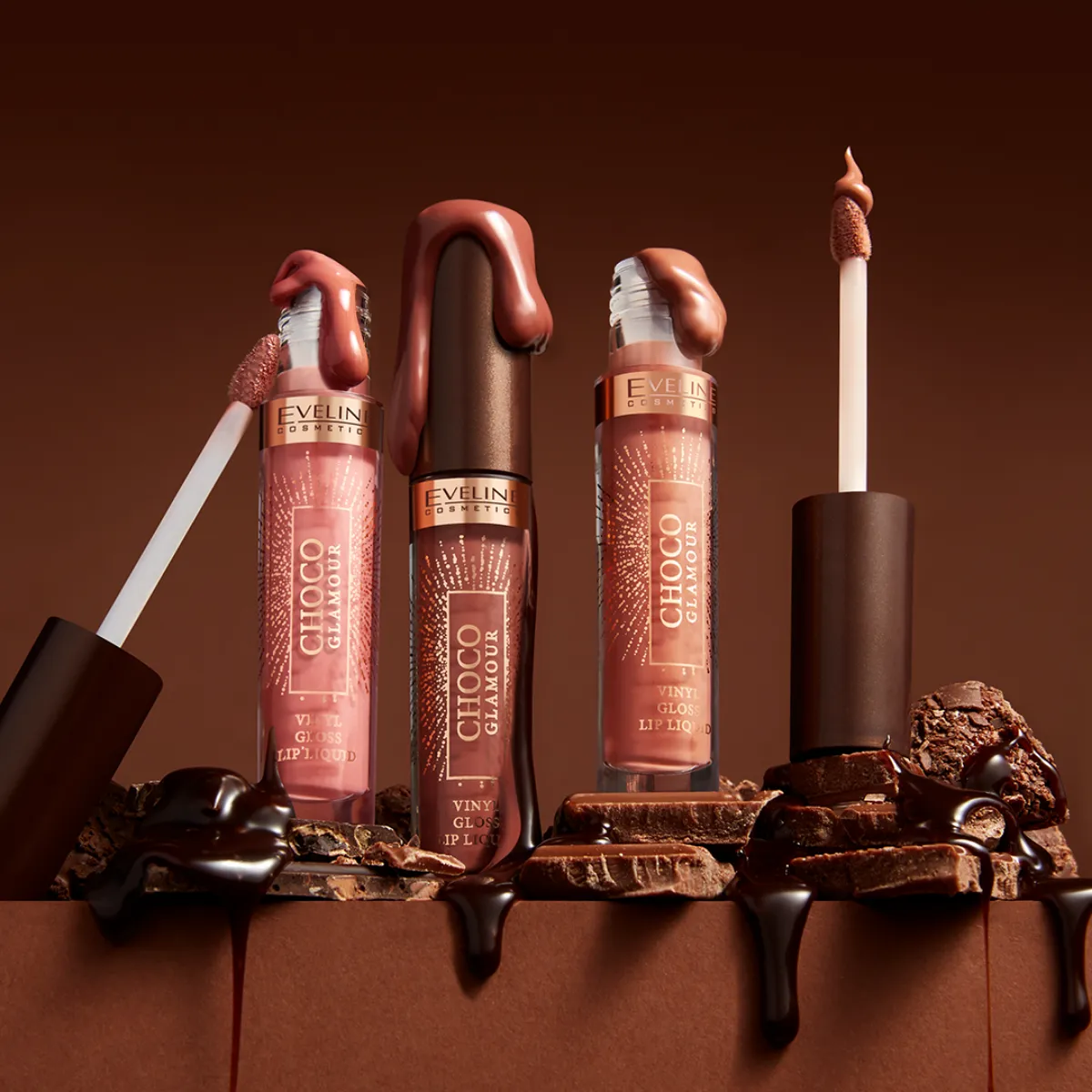 Eveline Mocha Mousse coffret maquillage lèvres et bronzer chocolat
