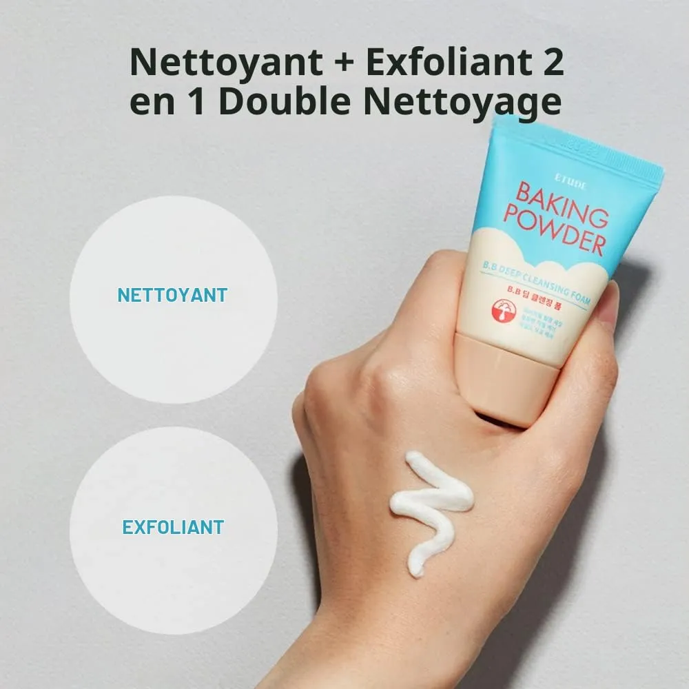 Etude House Baking Powder mousse nettoyante BB 30 ml voyage