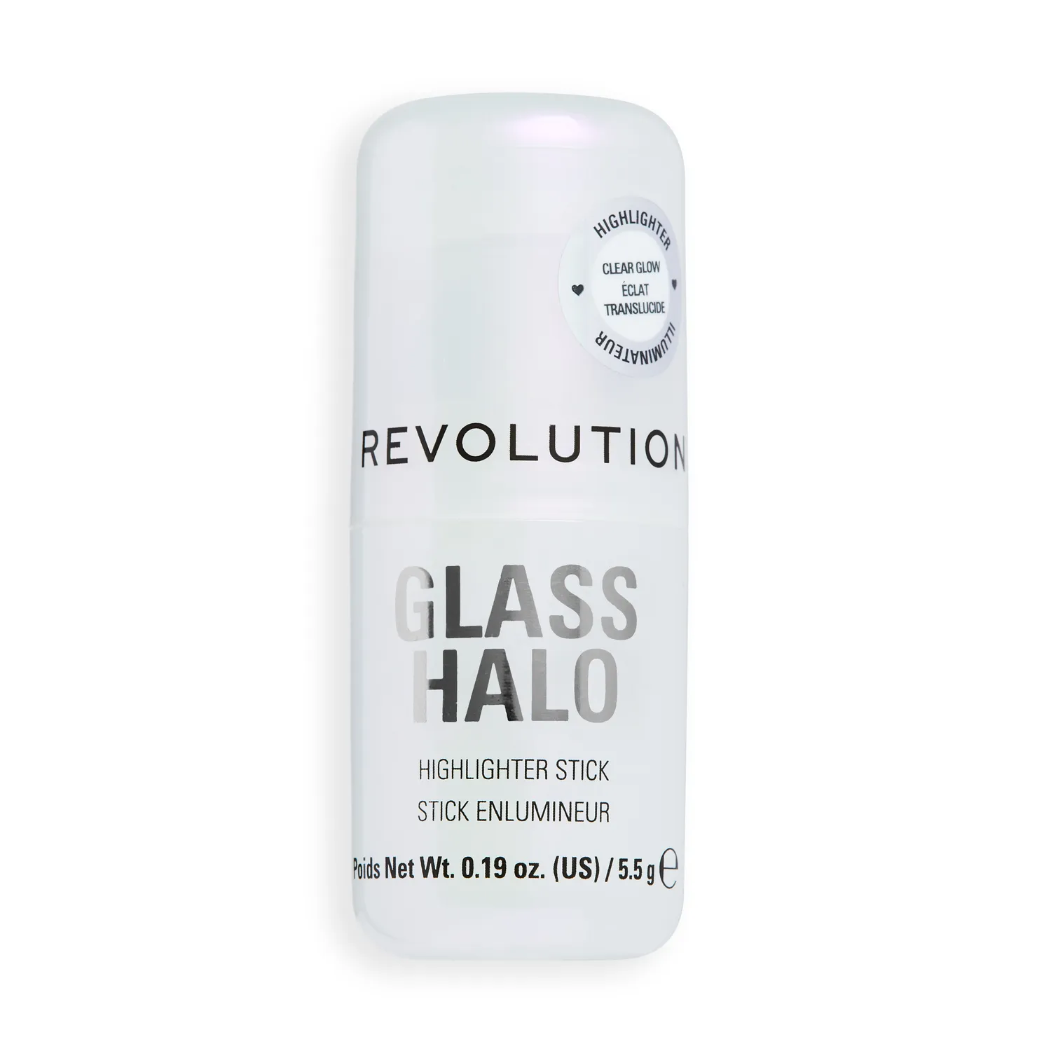 Revolution Glass Halo Clear Glow stick highlighter éclat verre