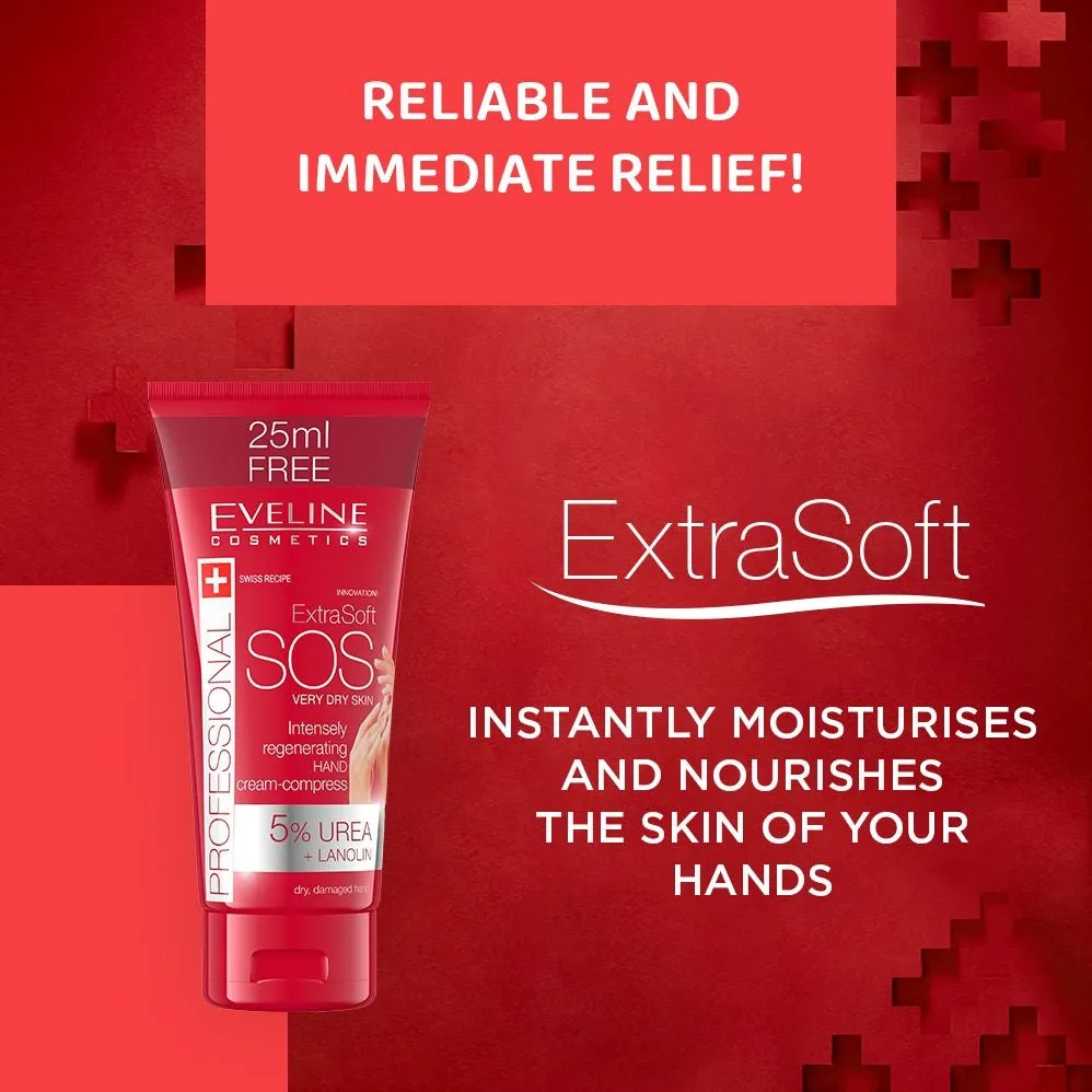 Eveline Extra Soft crème mains urée 5% régénérante