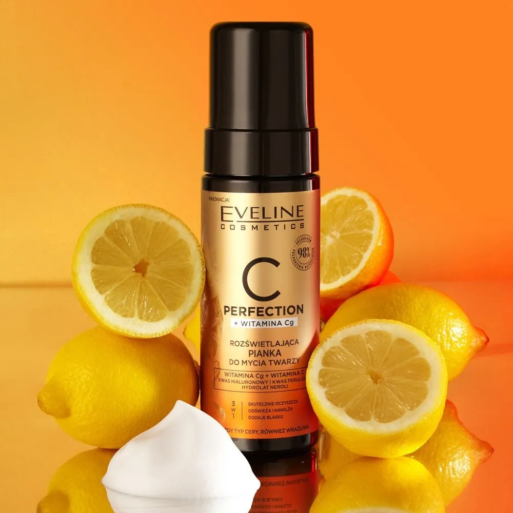 Eveline C-Perfection mousse nettoyante éclat vitamine C