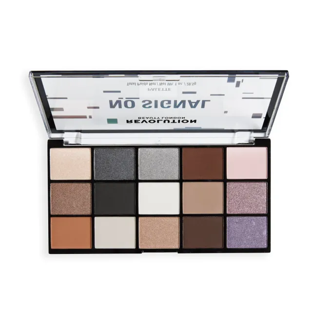 Revolution Reloaded No Signal palette fards gris fumé talc
