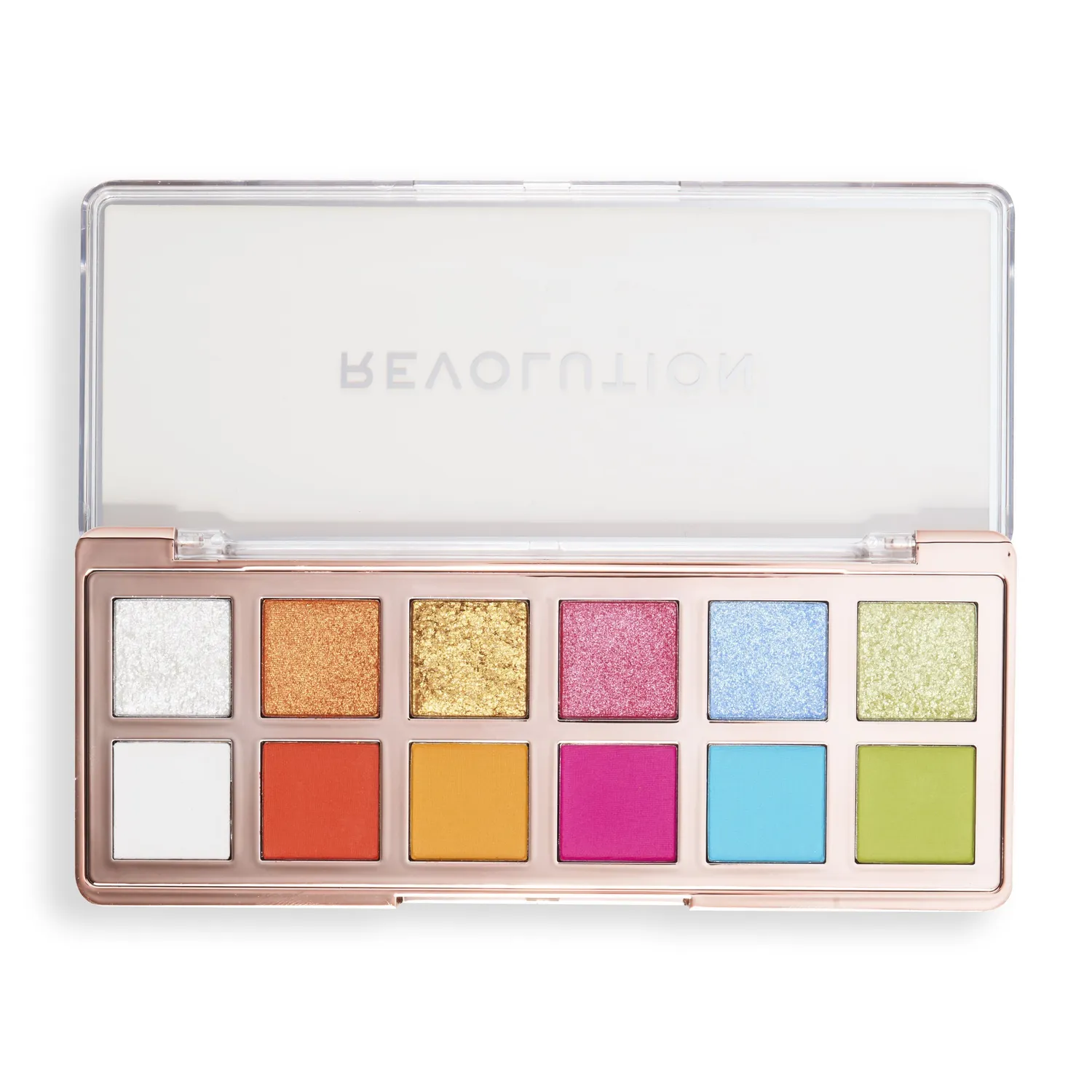 Revolution Vibrant Icon Brights palette fards 12 couleurs vives