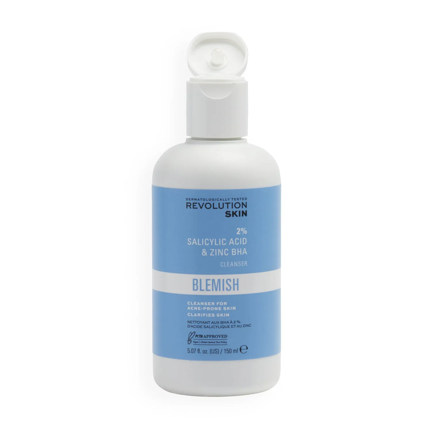Revolution Skincare 2% Acide Salicylique nettoyant anti-imperfections