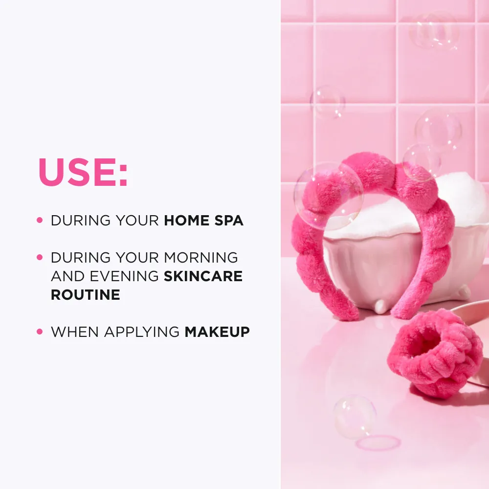 Eveline Cosmetics Daily Set bandeau maquillage rose 3 pièces