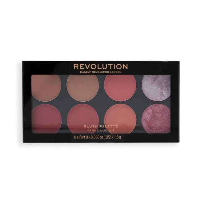 Revolution Ultra Blush palette Sugar & Spice 8 teintes lumineuses