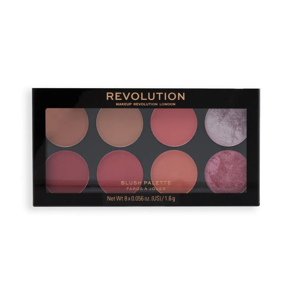 Revolution Ultra Blush palette Sugar & Spice 8 teintes lumineuses