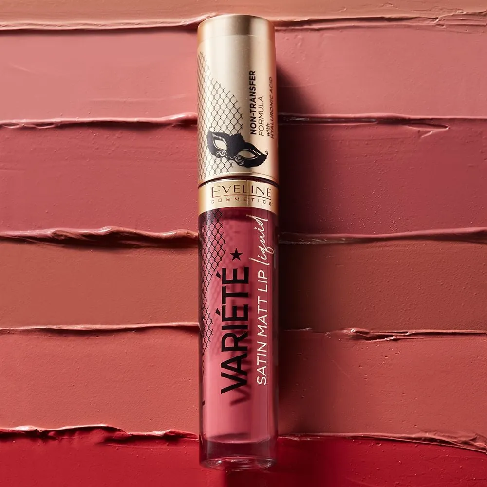 Eveline Cosmetics Variété Satin Matt rouge lèvres liquide n°01