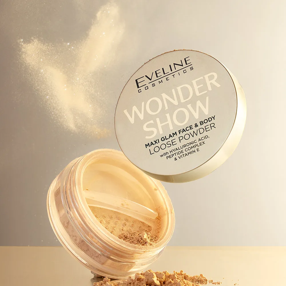 Eveline Wonder Show Maxi Glam poudre libre éclat visage corps
