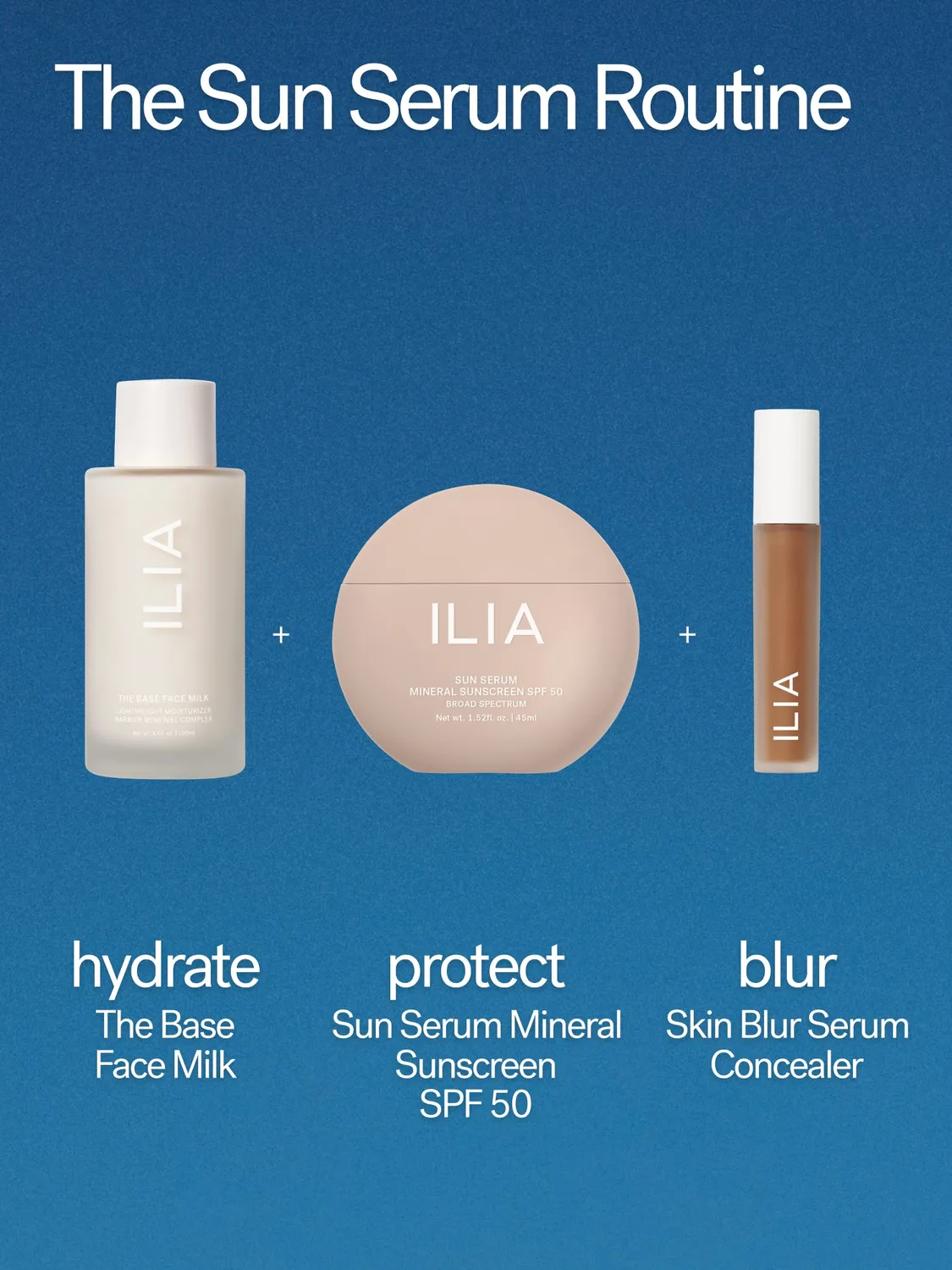 Ilia Sun Serum Mineral Sunscreen SPF50 sérum solaire 45ml