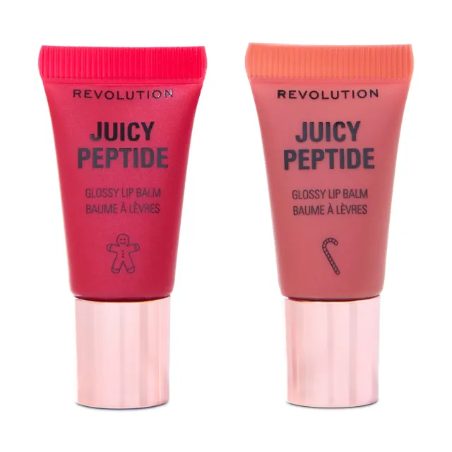 Revolution Juicy Peptide mini baume lèvres coffret 2 parfums