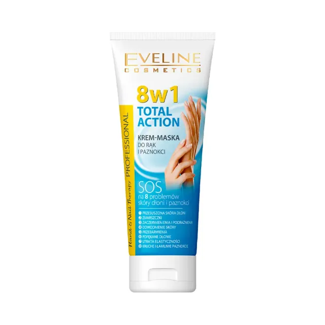 Eveline Hand Nail Therapy crème mains 8en1 karité 100 ml