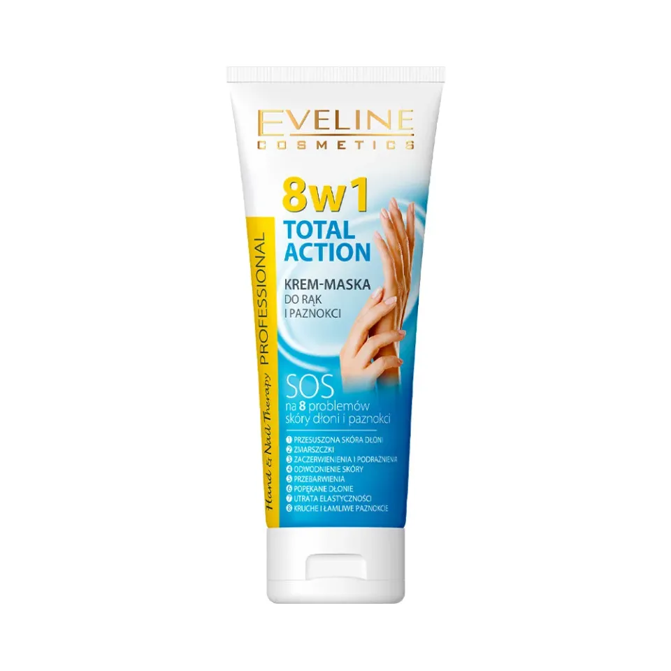 Eveline Hand Nail Therapy crème mains 8en1 karité 100 ml
