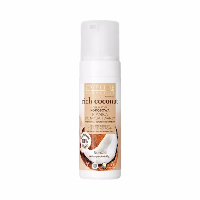 Eveline Rich Coconut mousse nettoyante coco éclat