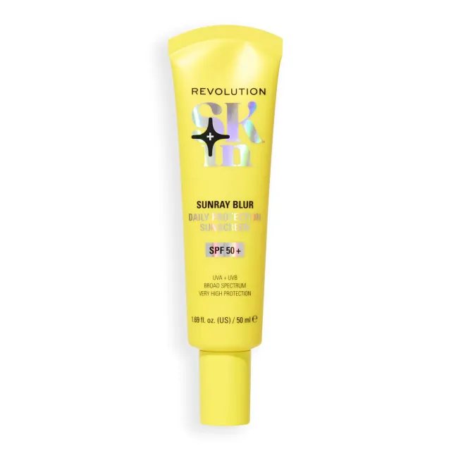 Revolution Sunray Blur crème solaire visage SPF50+ niacinamide
