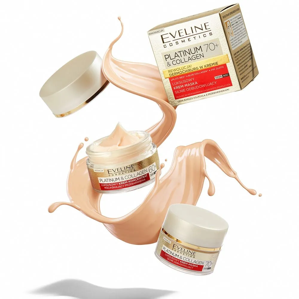Eveline Platinum & Collagen crème visage 60+ anti-taches jour nuit