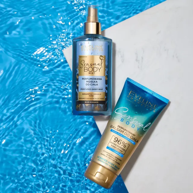 Eveline Blue Romance coffret corps lotion 200 ml + spray fruité