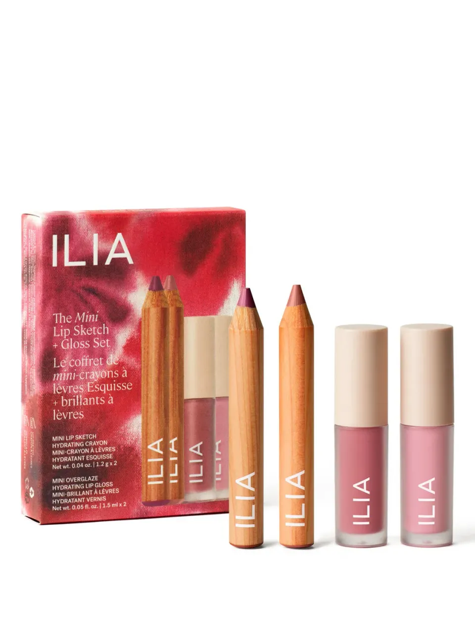 Ilia Mini Lip Sketch Gloss Set coffret 4 minis édition limitée