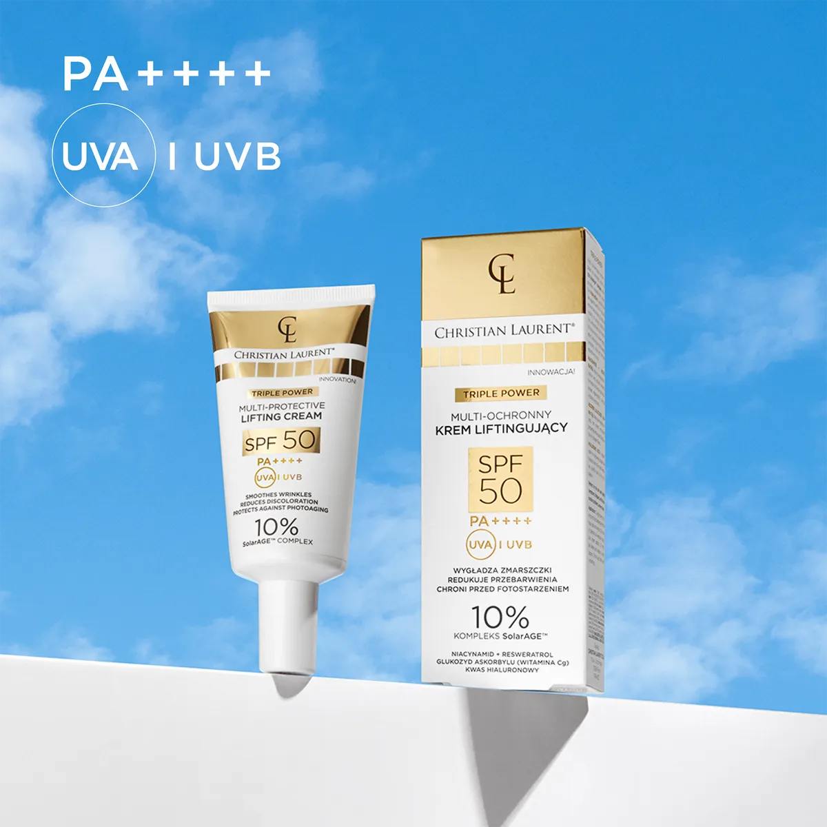 Eveline Christian Laurent crème visage lift SPF50 anti-taches