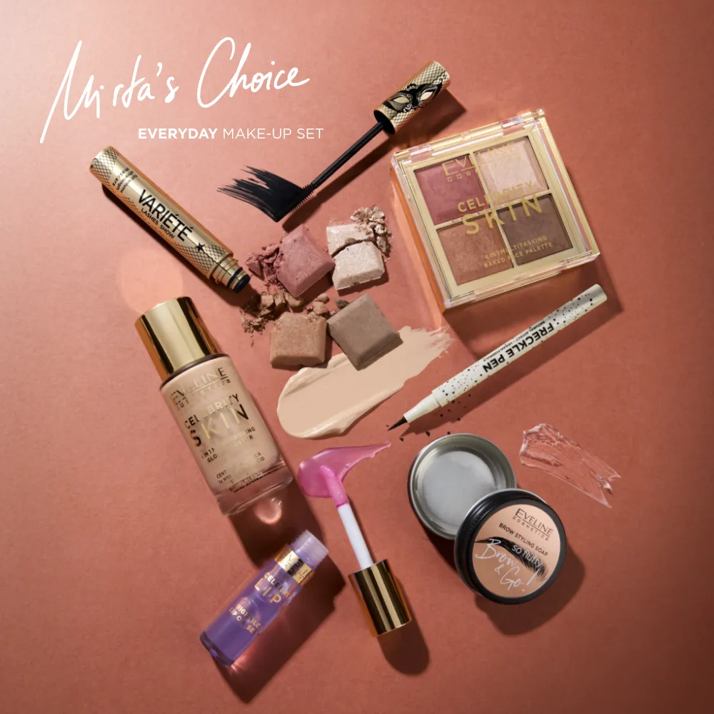 Eveline Cosmetics Mirta Miler Everyday coffret maquillage teint lèvres éclat