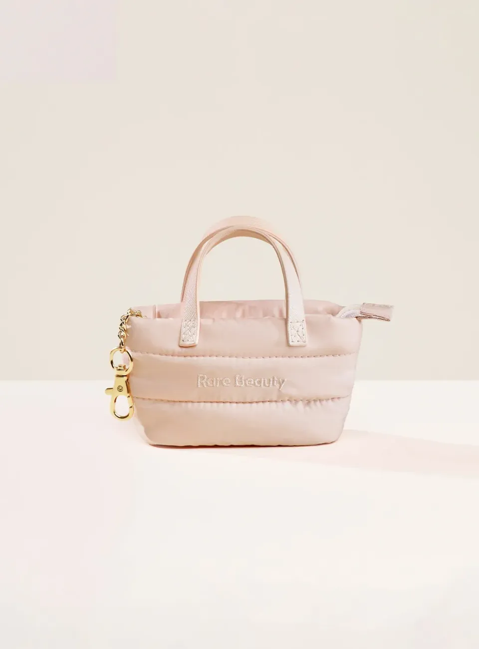 Rare Beauty Mini Puffy Tote porte-clés pochette