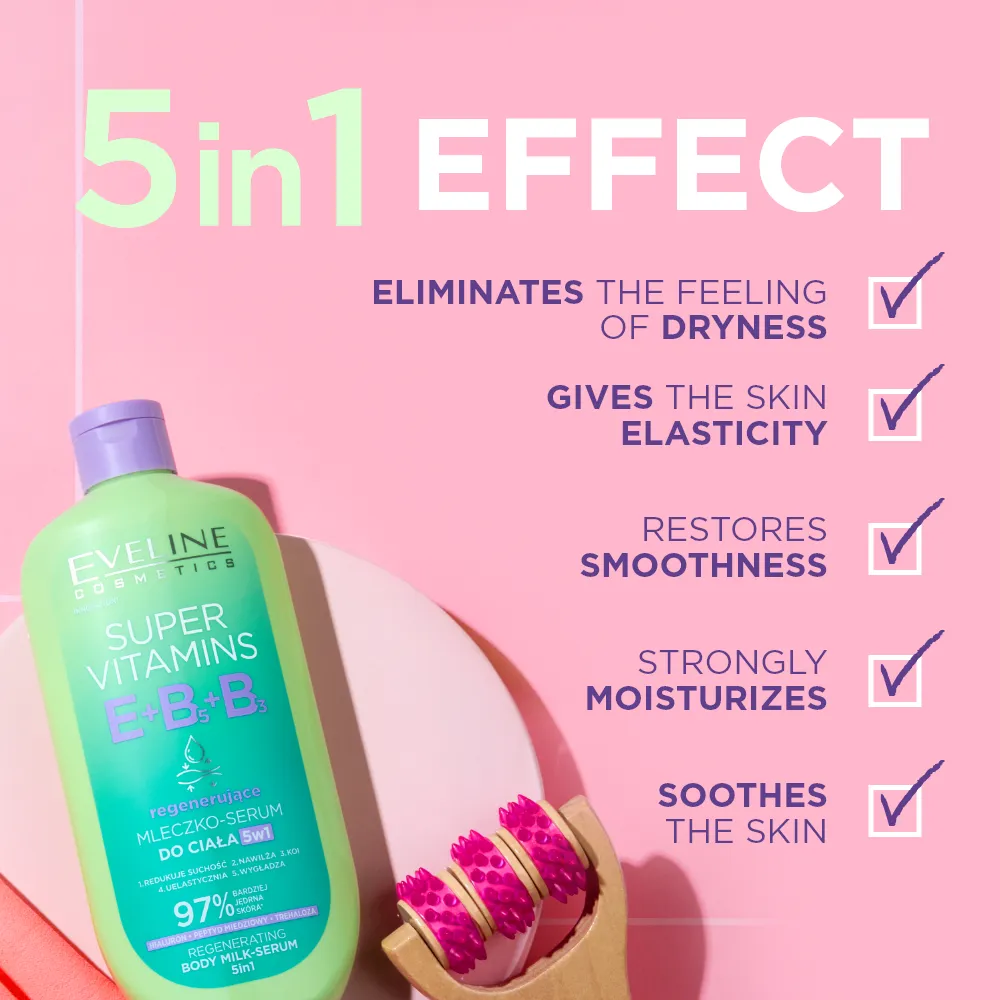 Eveline Super Vitamins lait-sérum corps régénérant vitamine E