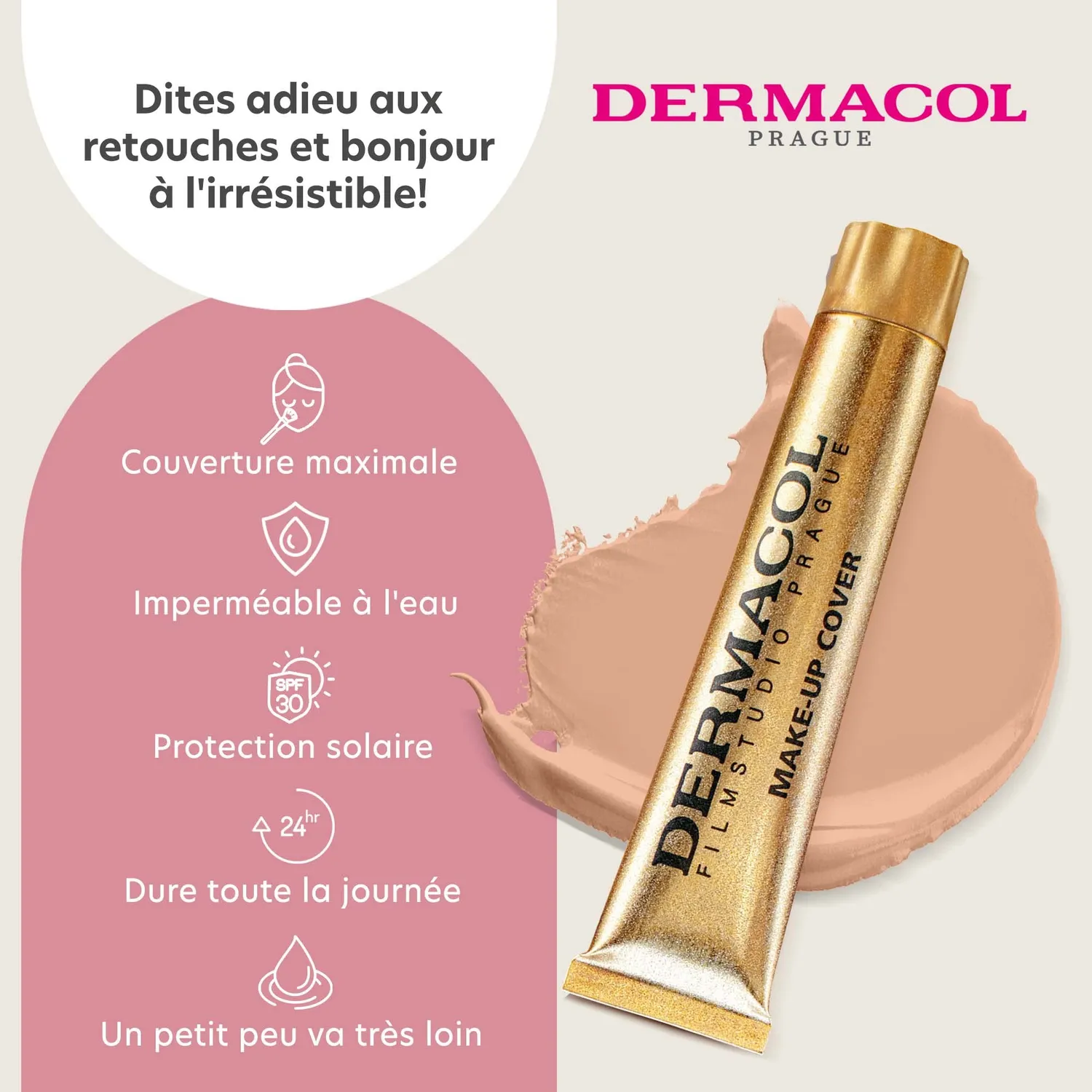 Dermacol Make Up Cover fond de teint 210 30 g SPF30 mat