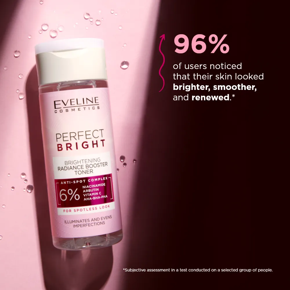 Eveline Perfect Bright lotion toner éclat anti-taches vegan
