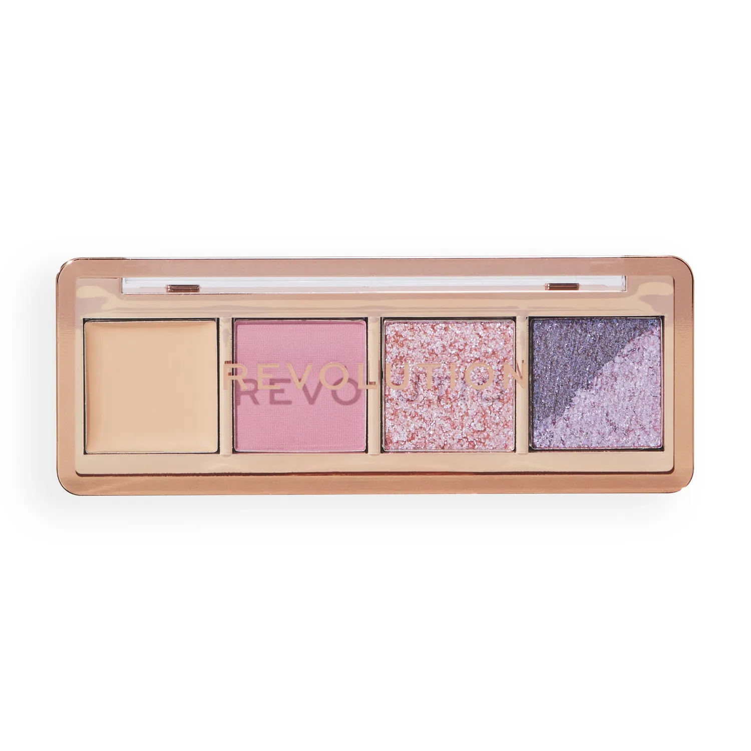 Revolution Enchanted Icon Edit Mini palette fards rose nude 4 fards