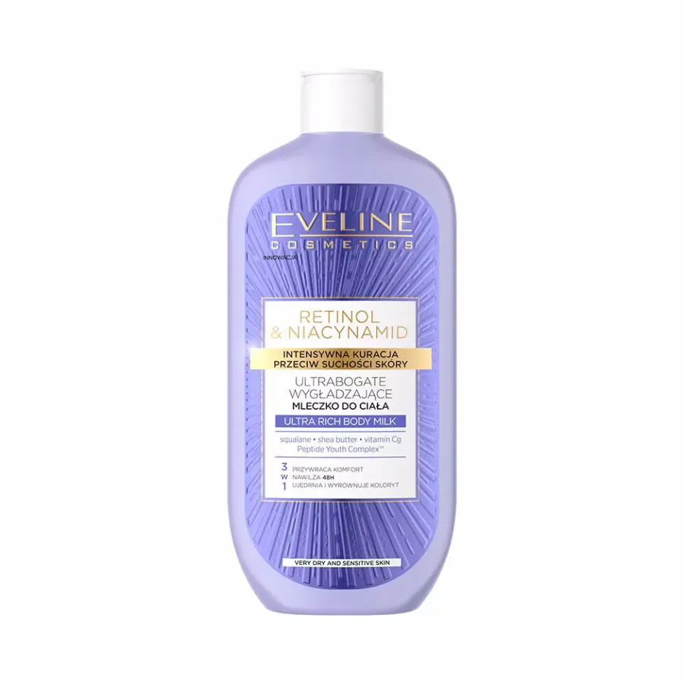 Eveline Retinol Niacinamide lait corps ultra-riche lissant