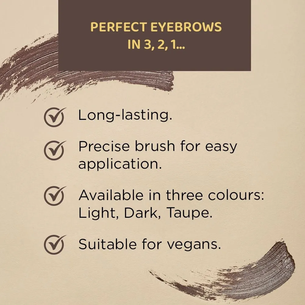 Eveline Brow & Go! mascara sourcils taupe couvrance moyenne