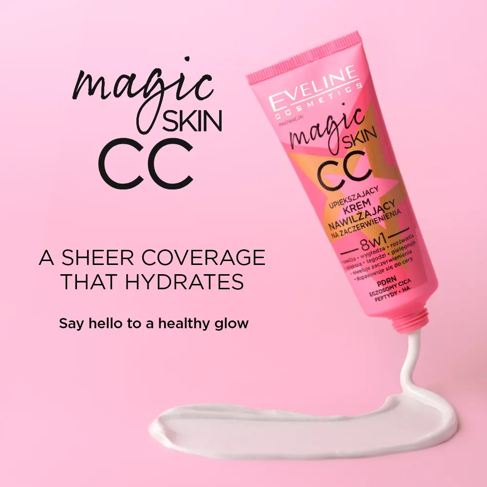 Eveline Magic Skin CC crème anti-rougeurs hydratante teinte neutre