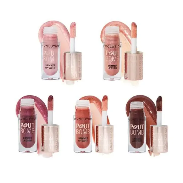Revolution Pout Bomb Shimmer gloss lèvres nacré