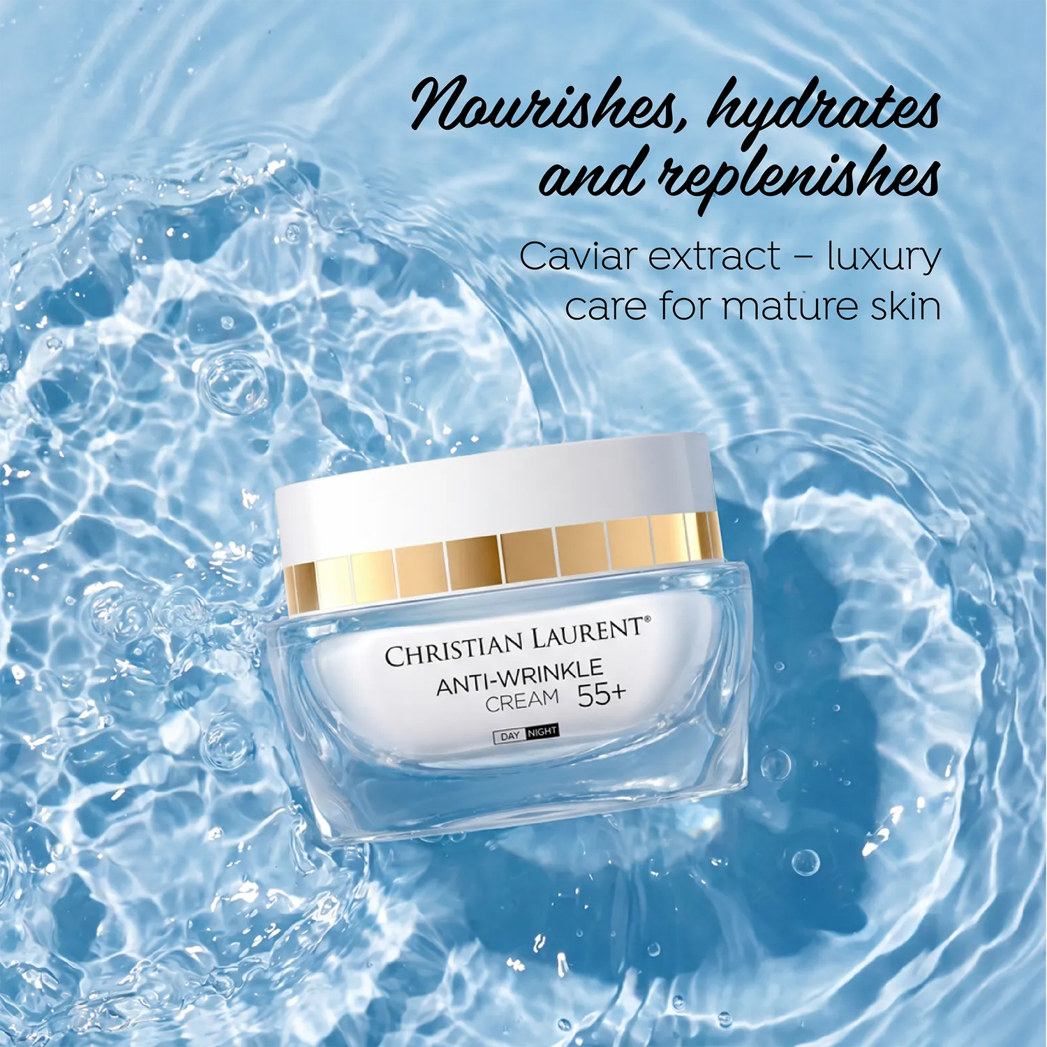 Christian Laurent Pour La Beauté crème infusion anti-rides 55+ peau mature